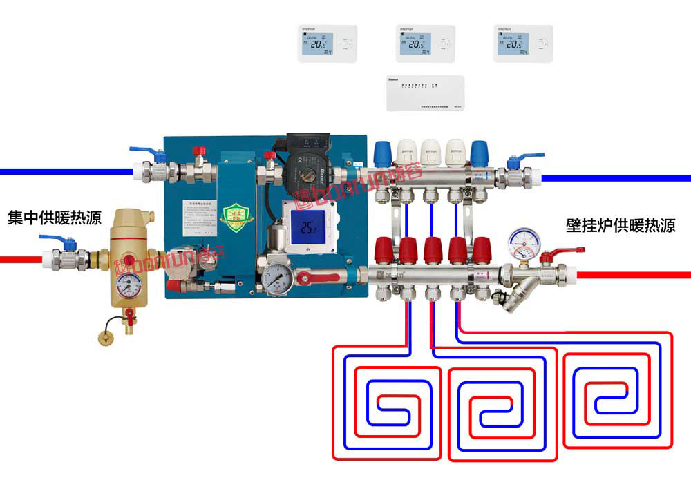 双热源采暖系统方案图